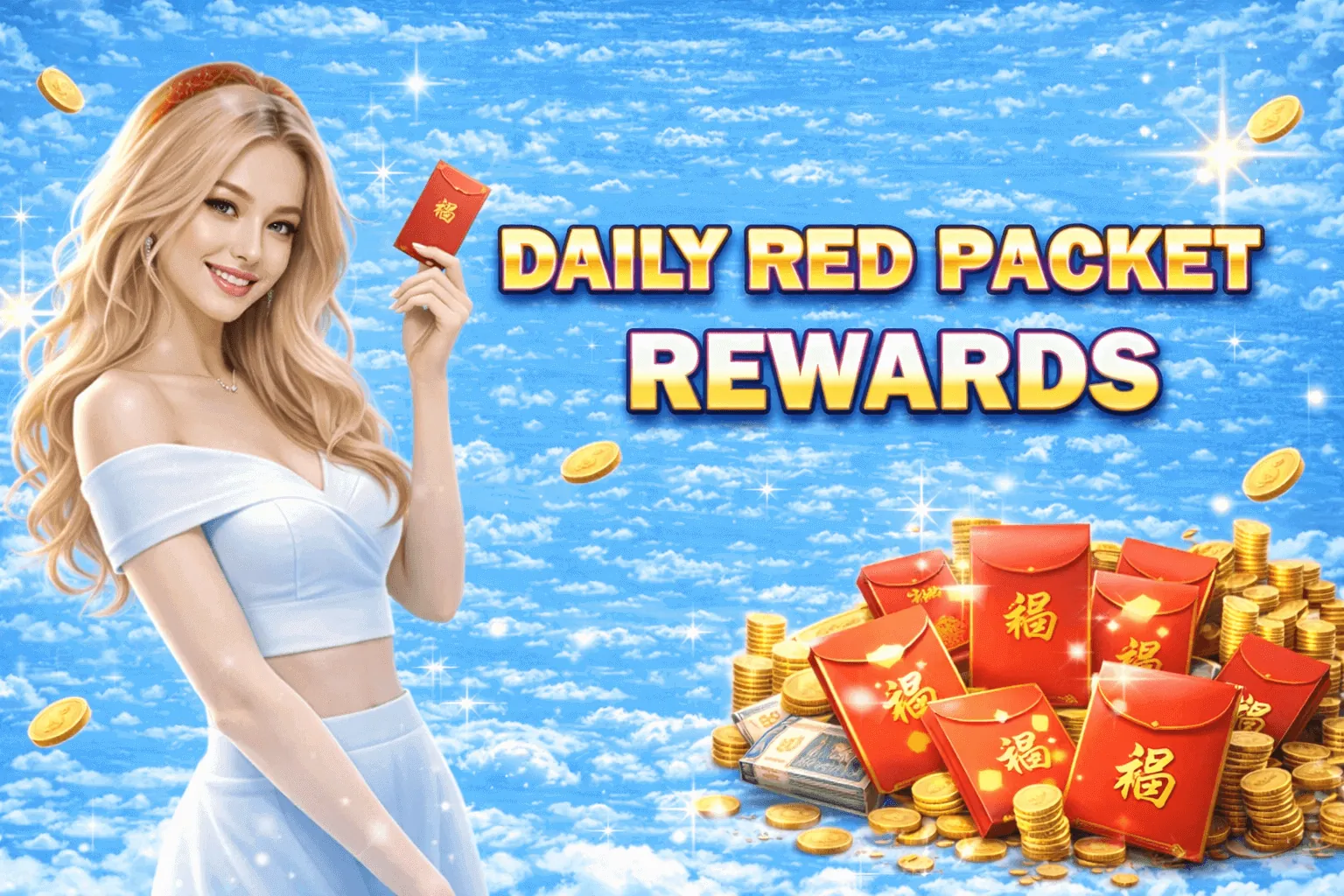 Golden coins and a 'Welcome Bonus' sign for new Lodi291 players